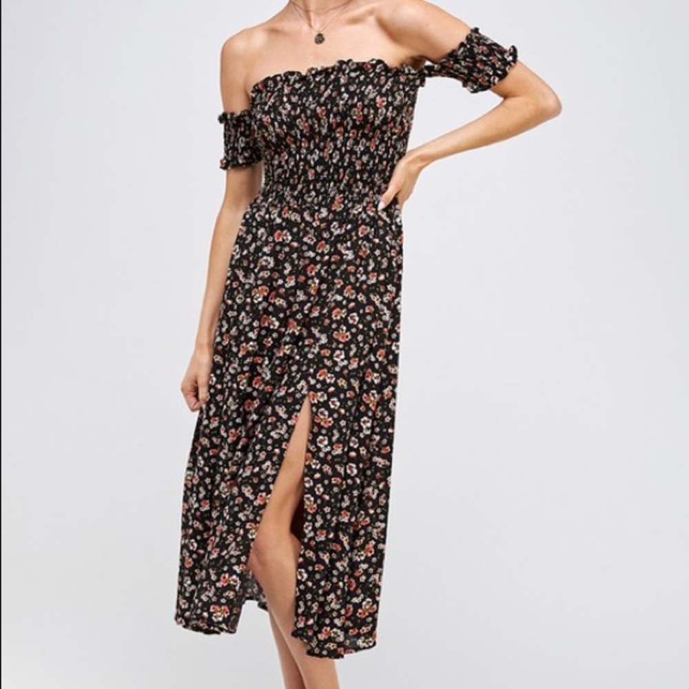 Long floral dress